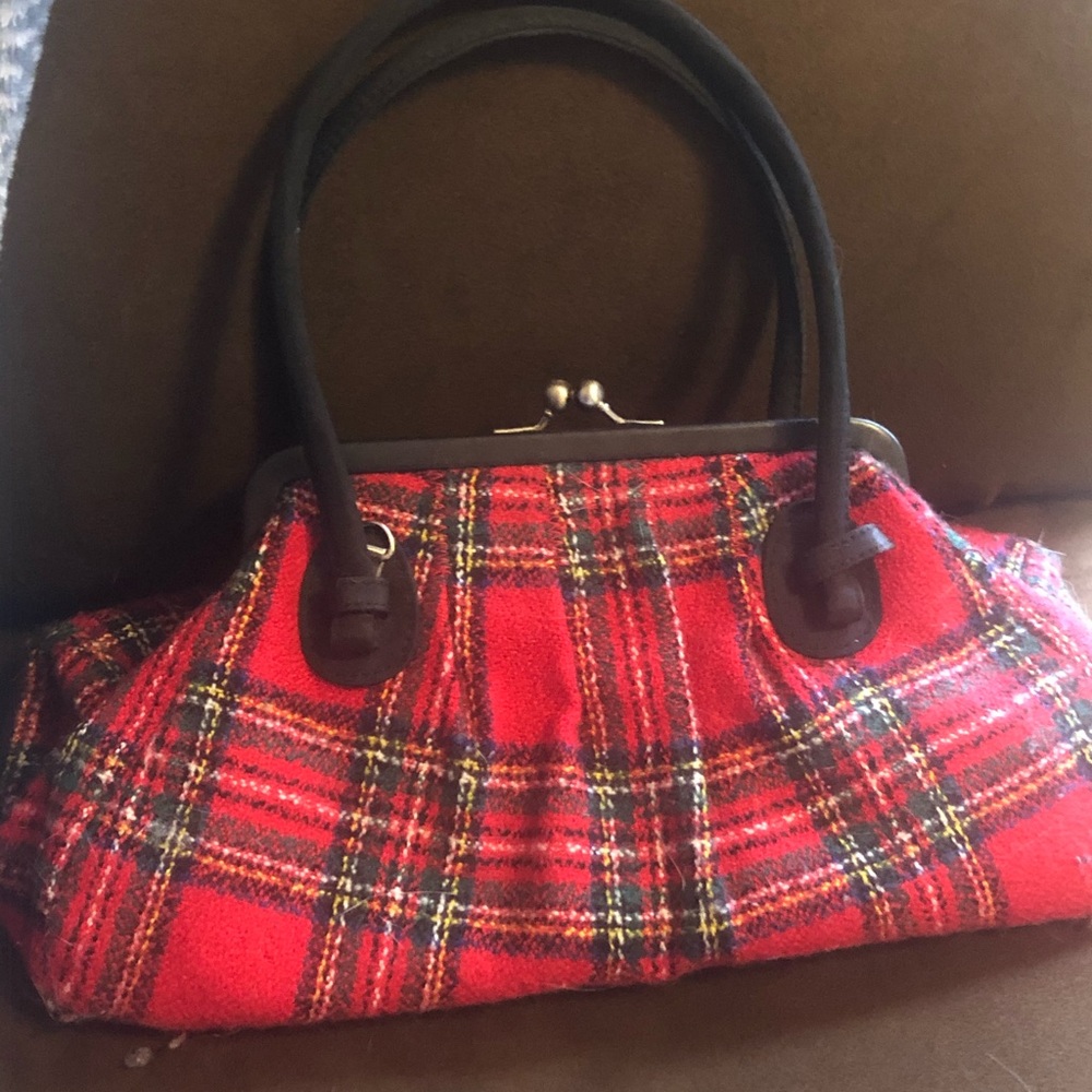 Ego small plaid handbag
